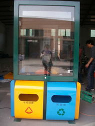 戶外廣告垃圾箱批發(fā)零售，弘盛廣告制品廠專業(yè)制造
